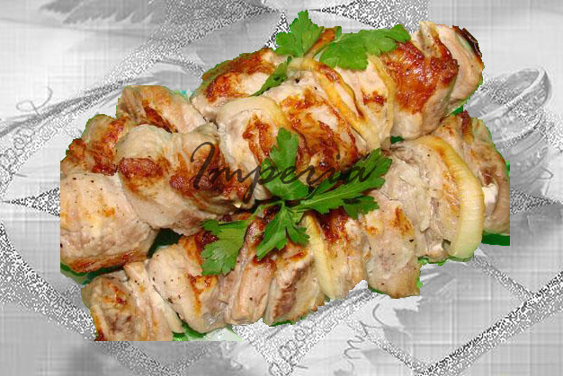 Шашлык куринный:100р. (120гр) Шашлык куринный:100р. (120гр)